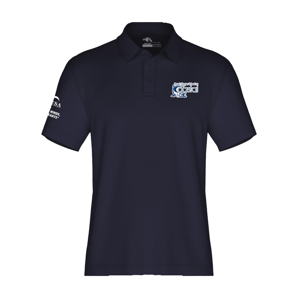 Duval Charter School at Coastal Mascot - Freedom Activewear Polo (6-8)