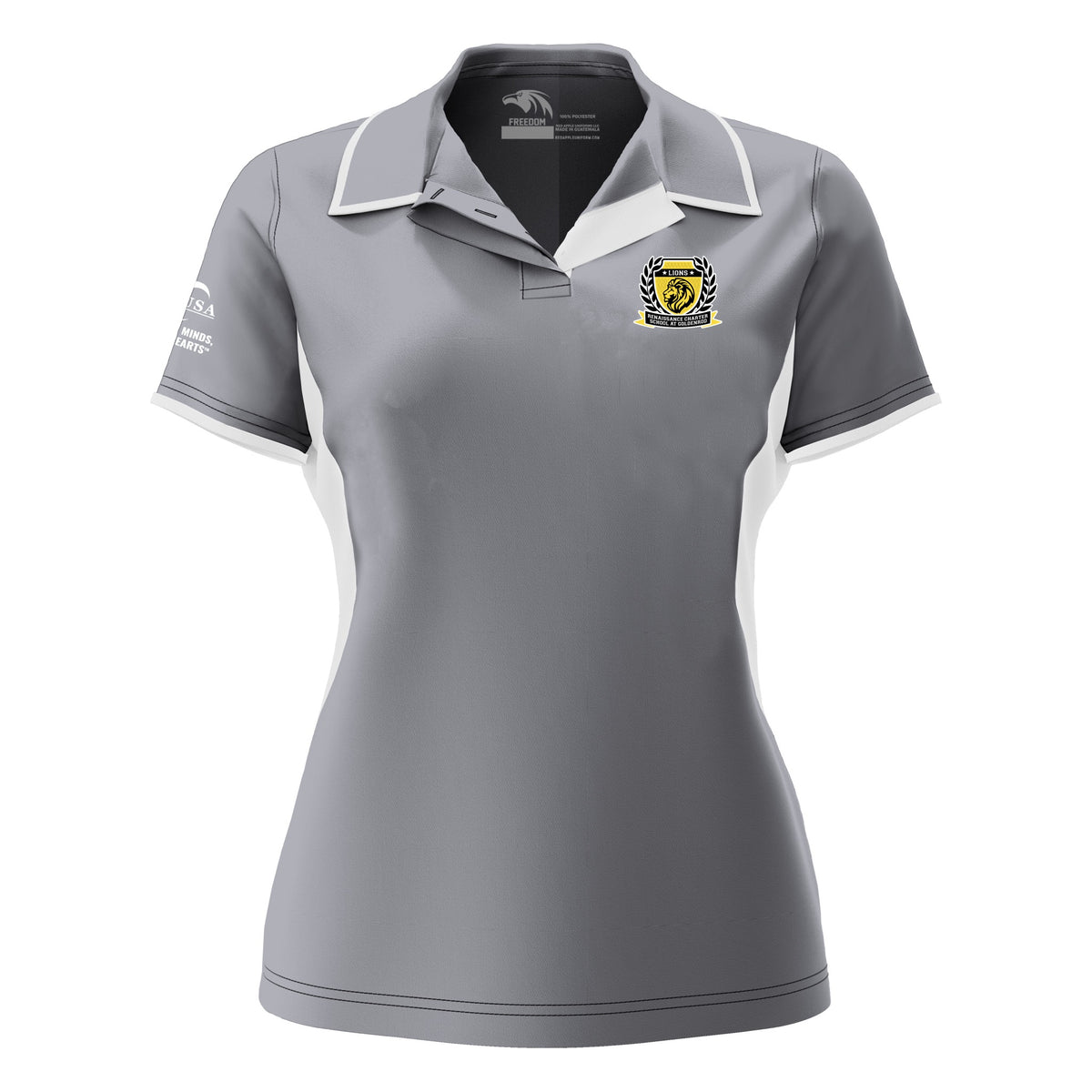 Renaissance Charter School At Goldenrod - Women's Freedom Activewear Colorblock Polo (9)