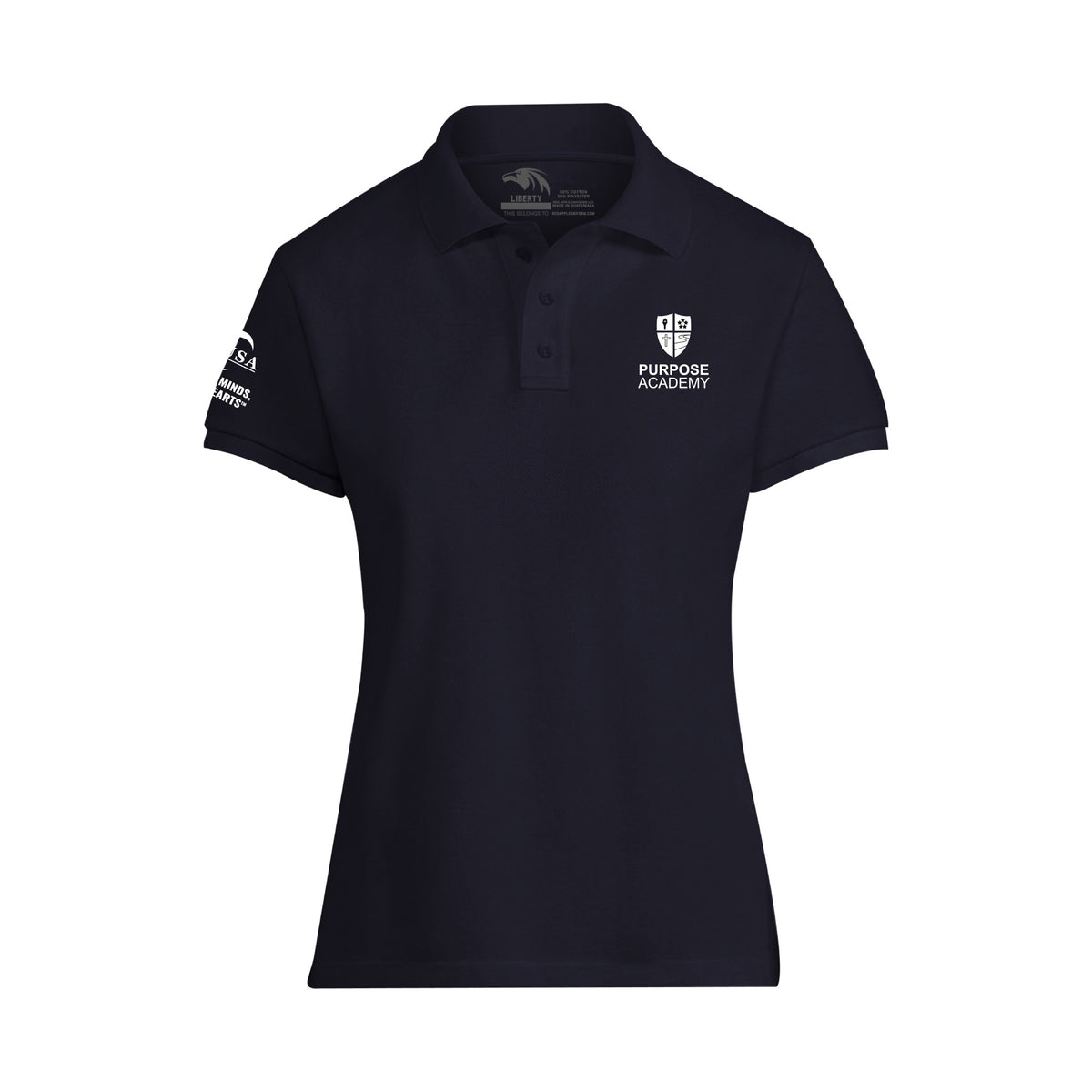 Purpose Academy Polo Liberty azul marino unisex
