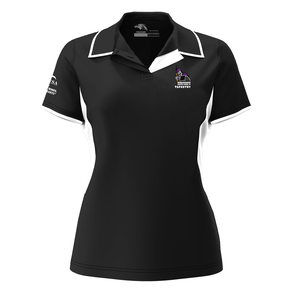 Renaissance Charter School At Tapestry (6-8) - Women's Freedom Activewear Colorblock Polo (FINAL SALE / NO RETURNS)