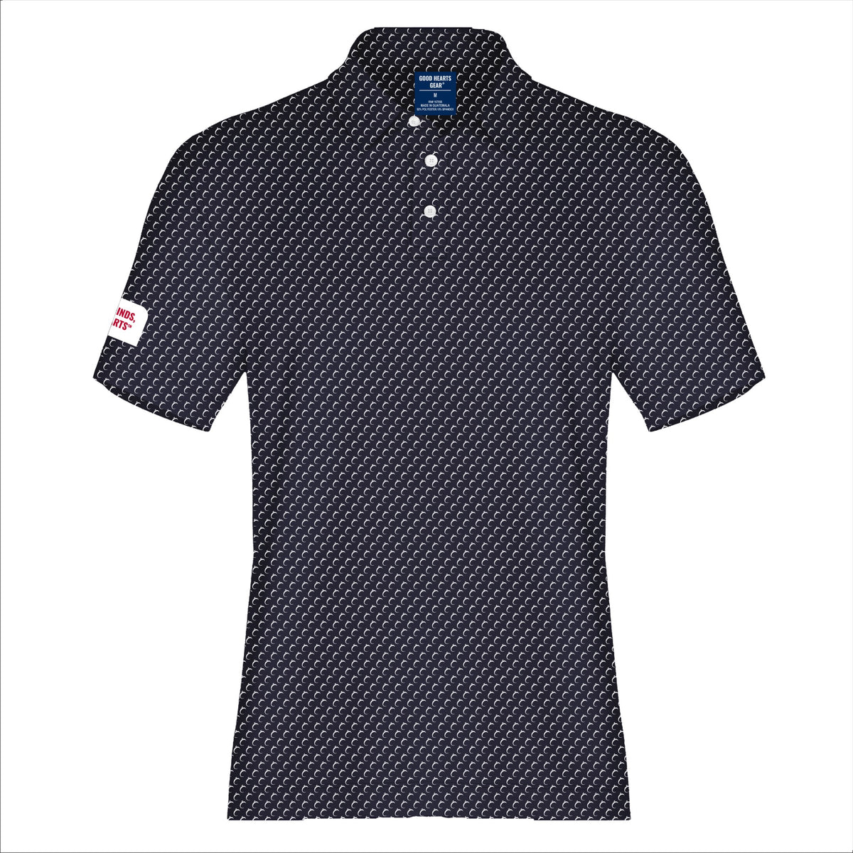 Patriot Performance Navy Polo with White accents