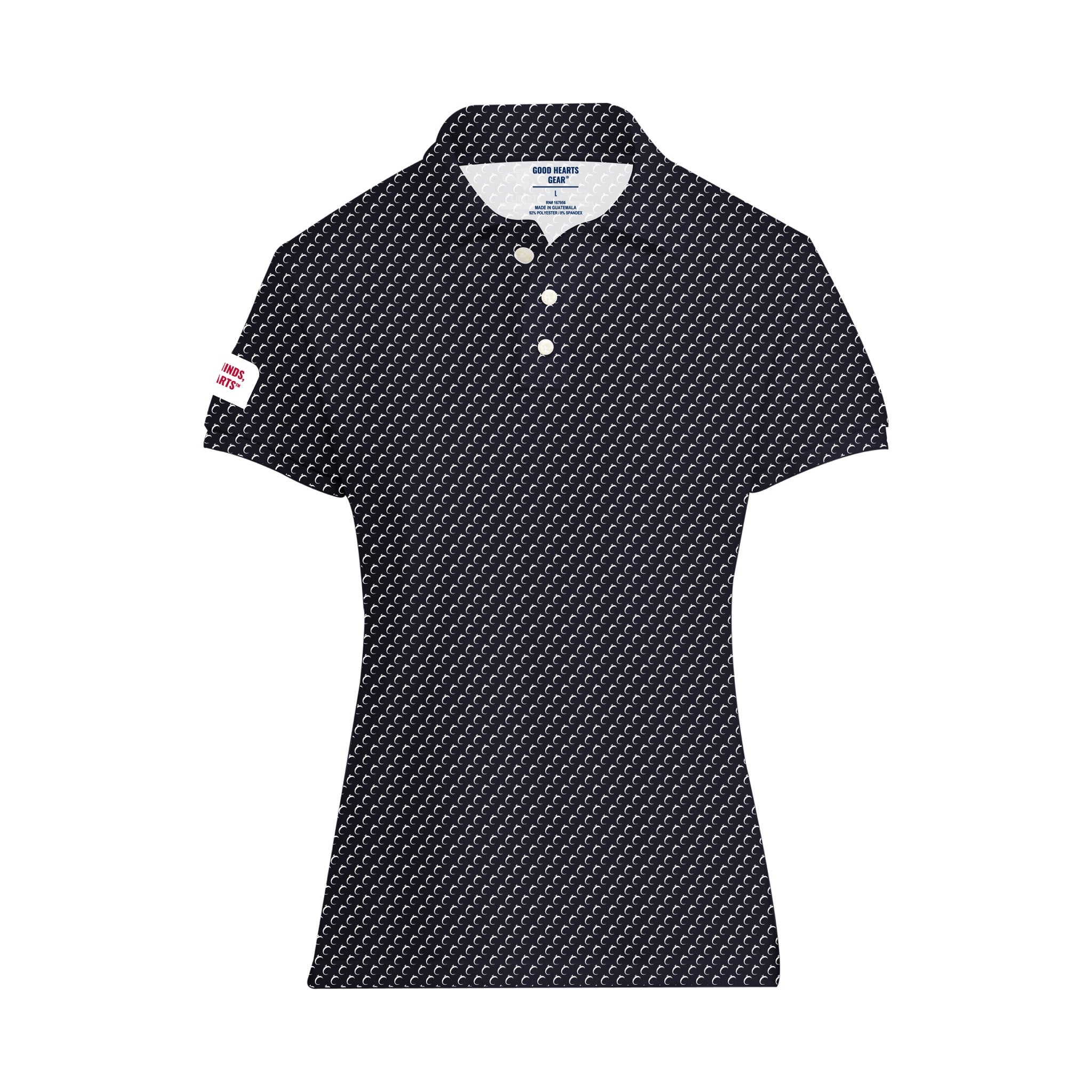 Patriot Performance Navy Polo with White accents