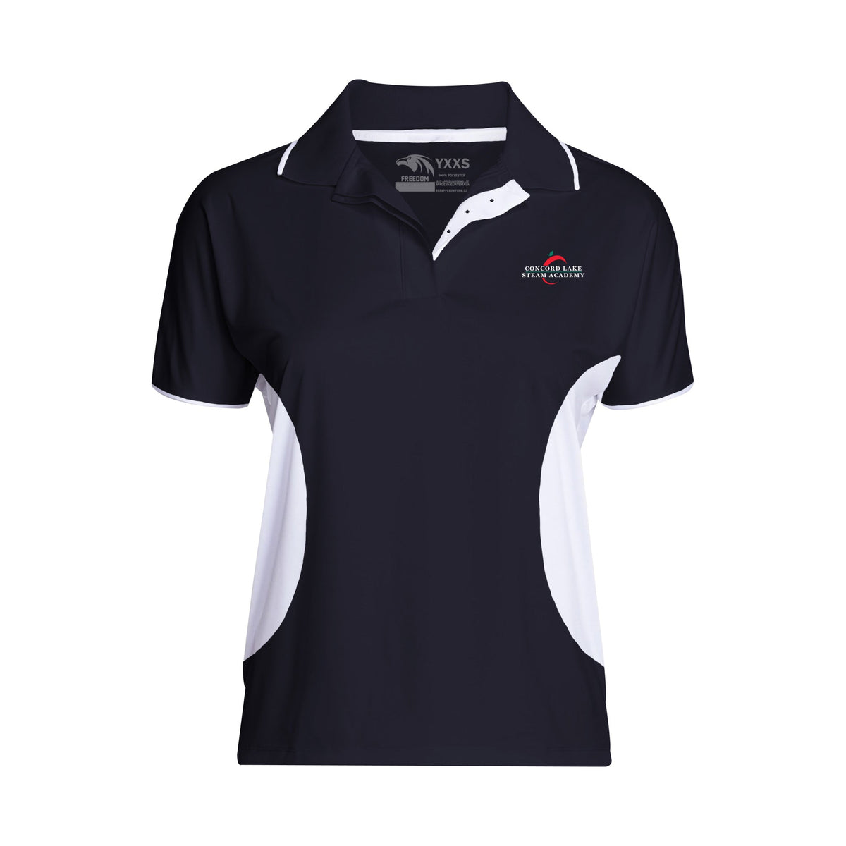 Concord Lake Steam Academy (6-8) - Women's Freedom Activewear Polo (FINAL SALE / NO RETURNS)