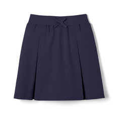 Girl's Navy Kick Pleat Skort