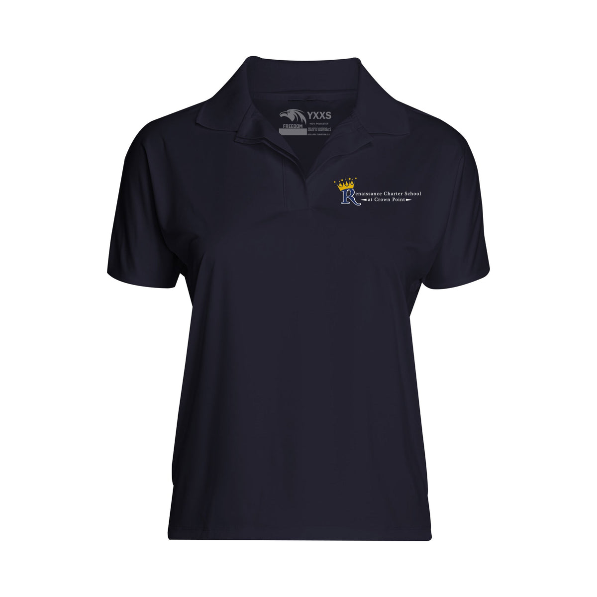 Renaissance Charter School At Crown Point (6-8) - Women's Freedom Activewear Polo (FINAL SALE / NO RETURNS)