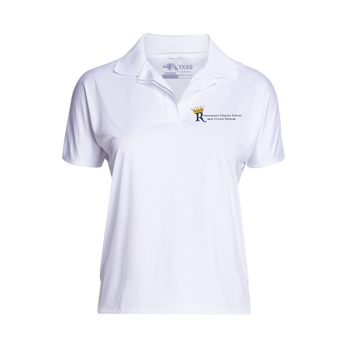 Renaissance Charter School At Crown Point (6-8) - Women's Freedom Activewear Polo (FINAL SALE / NO RETURNS)